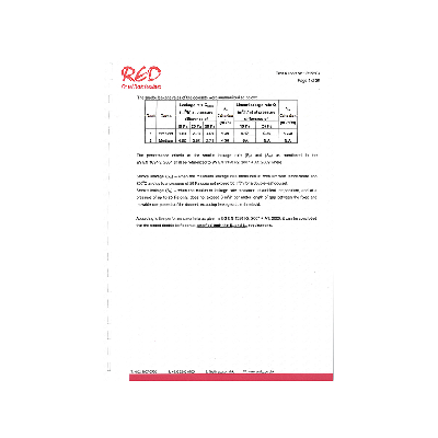 European Standard Smoke Control Test Report 2