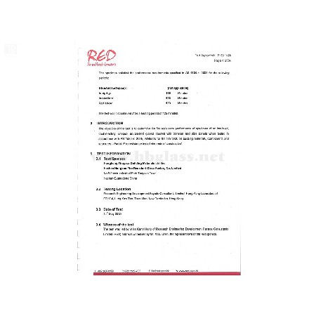 Australian Standard EI 120 41mm Crystal Silicon Fire-proof Glass System