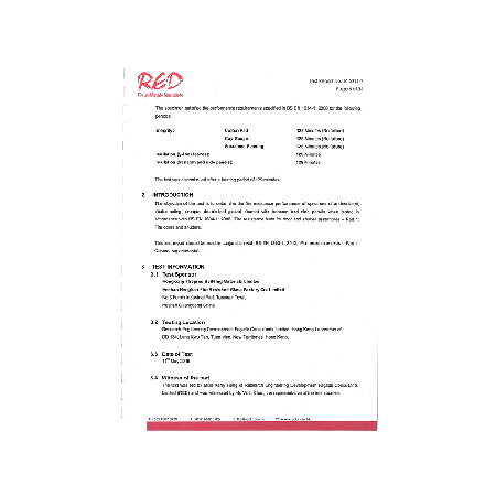 European Standard EI 120 41mm Crystal Silicon Fire-proof Glass System