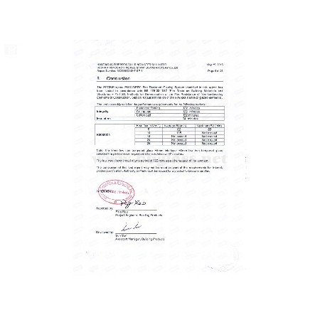 British Standard EW 120 21mm Crystal Silicon Fire-proof Glass System