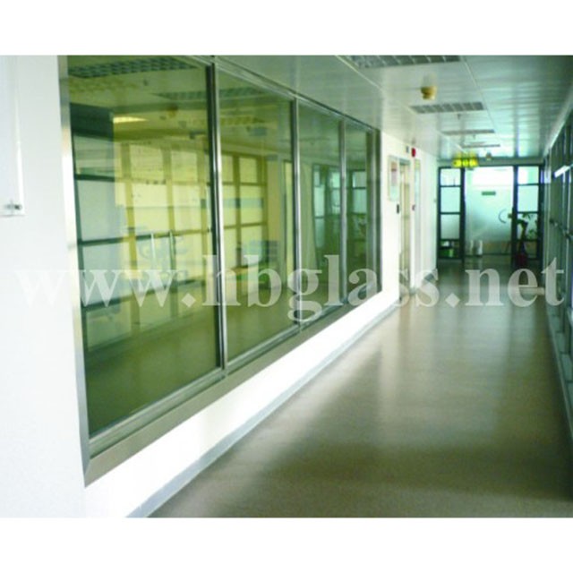 British standard BS476 fireproof glass fixed window